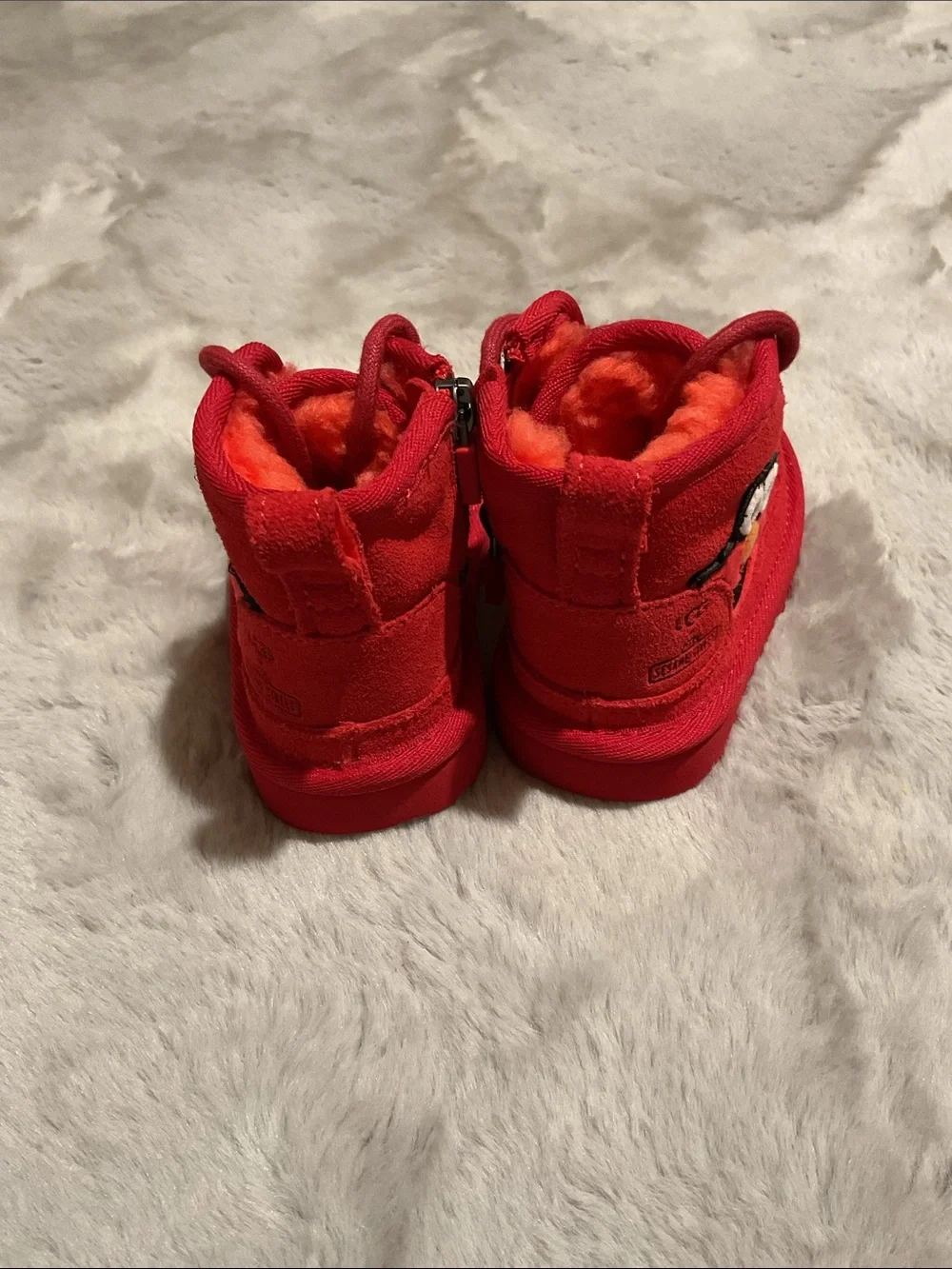 NWOB UGG x Sesame Street Elmo Neumel II Boots Red